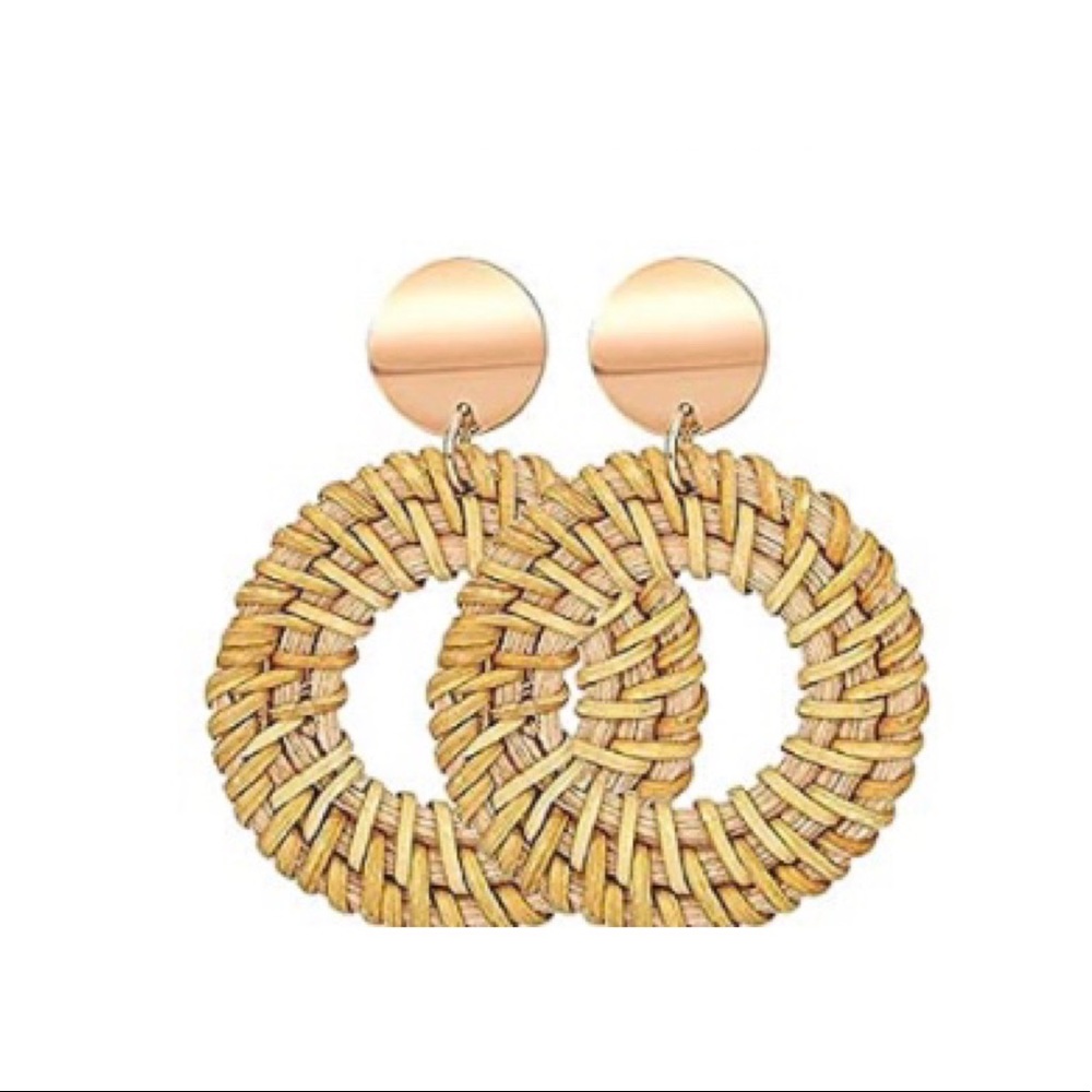 Straw Ear Rings
